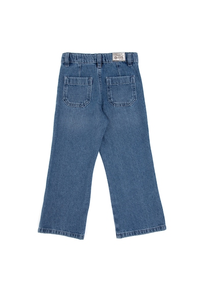 U.S. Polo Assn. Kız Çocuk Açık Mavi Flare Fit Jean Pantolon 50317882-DN0003