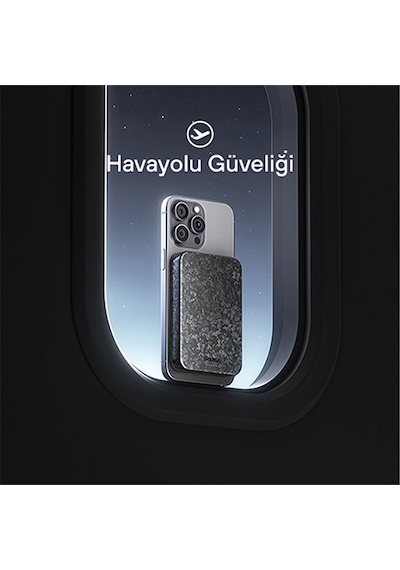 Sharge Carbonmag 10,000mah Magsafe Destekli Powerbank - Siyah