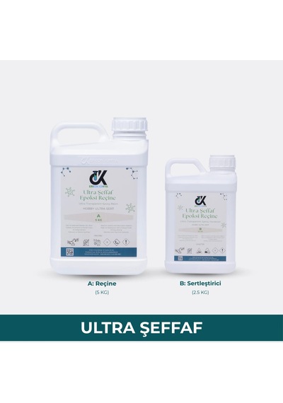 Erkon Kimya Ultra Sert Şeffaf Hobby Epoksi 7,5 Kg
