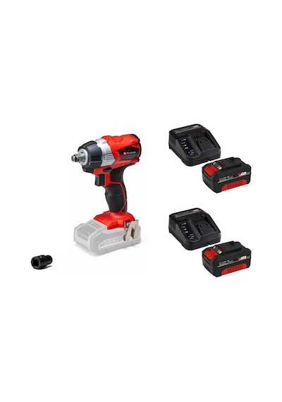 Einhell TP-CW 18 Li Bl Akülü Somun Sıkma Makinesi + 2 X 4 Ah Starter Kit Akü