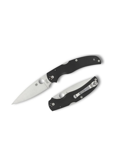 Spyderco Native Chief Black G-10 Plainedge Kamp Çakı Siyah