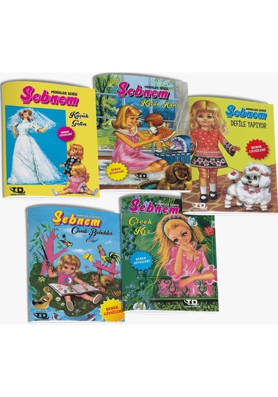 Şebnem Bebek 10 Lu Minikler Ve Moda Serisi Bebek Giysileri Etkinlik Kitabı