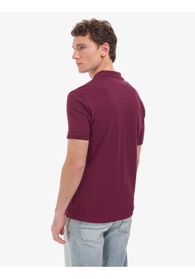 Pierre Cardin Erkek Bordo Tişört Basic 50321144-vr014