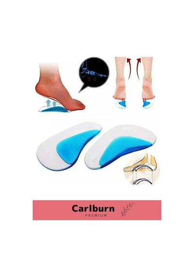Özel Üretim Anatomik Boşluk Doldurucu Jel Düz Tabanlık Ark Desteği Silikon Ayak Tabanlığı Çok Renkli