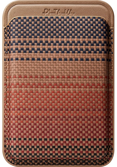 Pitaka Magnetic Woven Serisi Aramid Fiber Magnetik Kartlık Kahverengi
