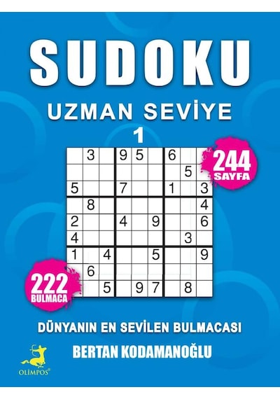Sudoku Uzman Seviye - Celal Kodamanoğlu - Olimpos Yayınları