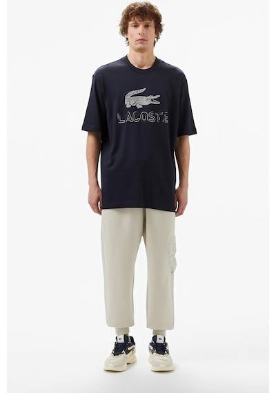 Lacoste Men's Loose Fit Navy Tshirt Pamuklu Geniş Kalıp Reflektörlü Bisiklet Yaka Baskılı Erkek Tişört Lacivert Lacoste Men's Loose Fit Navy Tshirt Pamuklu Geniş Kalıp Reflektörlü Bisiklet Yaka Baskılı Erkek Tişört Lacivert