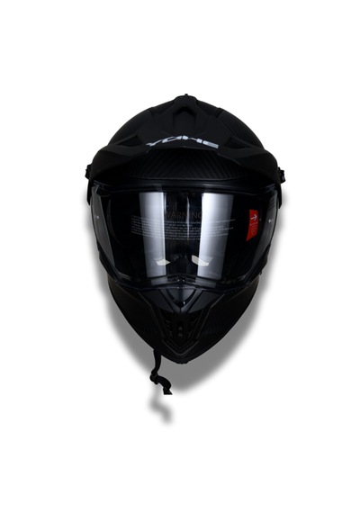 Yohe FG601 Çift Vizör Full Face Motosiklet Kaskı Mat Siyah