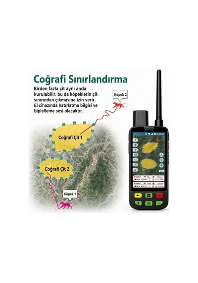 Kablosuz Köpek Çit Gps Av Köpeği Takip Ve Eğitim Cihazı