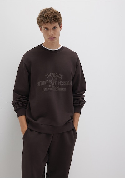 Mavi - Mavi Pro Kahverengi Sweatshirt 0s10512-88083 Kahverengi