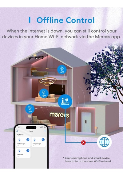 Meross Akıllı Wi-fi Ampul, Apple Homekit İle Çalışır, Wifi Lamba, Led, Çok Renkli, Kısılabilir Ampul, Siri, Alexa, Google Home Ve Smartthings İle Uyumlu, E27 Sıcak Beyaz Diğer