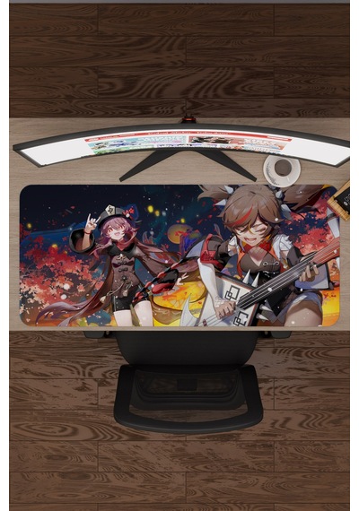 Xinyan Genshin Impact Anime Oyuncu V5 - 90x40 Xxl Gaming Mouse Pad Fare Altlığı