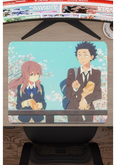 Koe No Katachi Kaymaz Dikişli Kauçuk Oyuncu Mousepad V5 - 48x40 Xl Gaming Mouse Pad Fare Altlığı