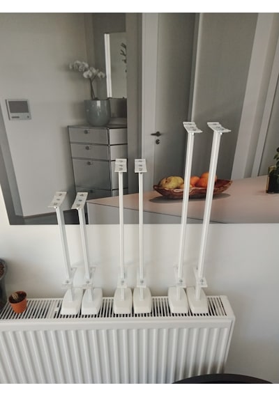 Radyatör Yere Montaj Ayağı 40 Cm 400 Lük Radyatör Içi̇N 1 Set