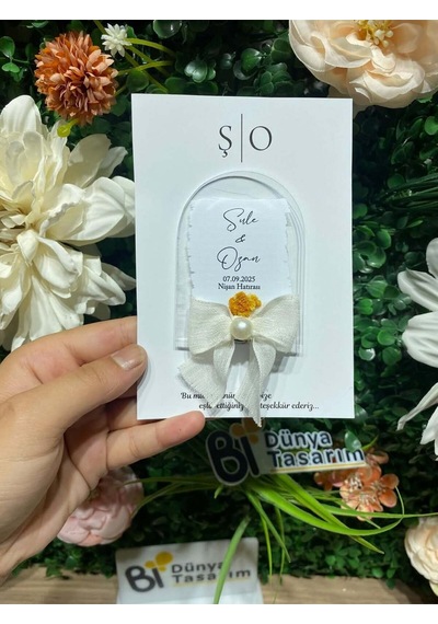 Uv Baskı Pleksi Magnet Söz, Nişan, Nikah, Düğün, Kına, Doğum Günü 10 Adet Şeffaf