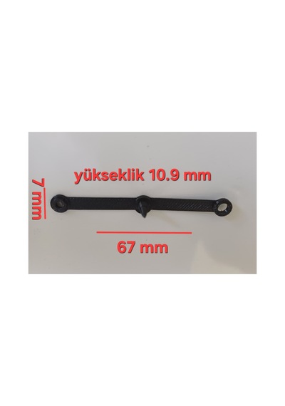 Siyah 100 Adet Plastik Kilit Klips 67mm Güvenlik Etiket Trim Sabitleyici Askı Paket Kilidi T Diğer