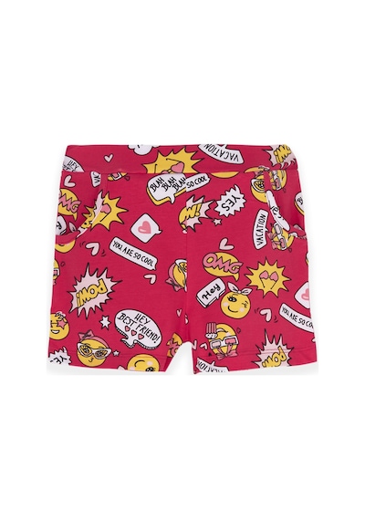 Lovetti Kız Çocuk So Cool Desen Cepli Şort 8995 Çok Renkli