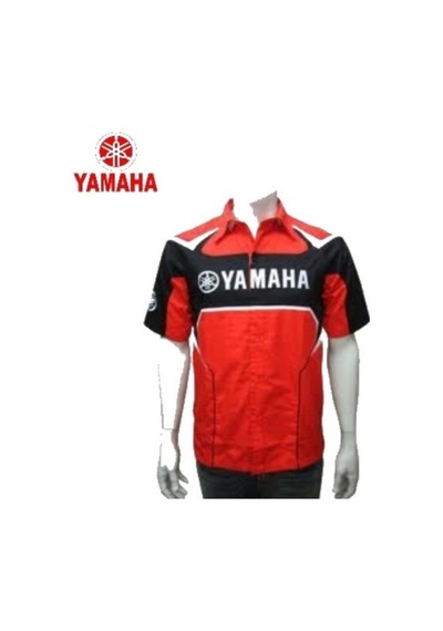 Yamaha Paddock Kısa Kol Gömlek Kırmızı Aynı Gün