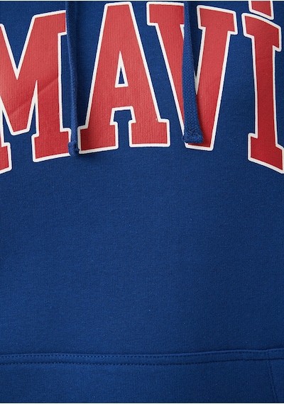 Mavi 1600361-82625 Mavi Logo Baskılı Kapüşonlu Sweatshirt - Lacivert