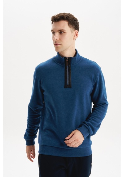AR-MA Arma Erkek Regular Fit Yarım Fermuar Dik Yaka Sweatshirt Selanik Örme %65 Pamuk %35 Polyester K30554698102 Mavi AR-MA Arma Erkek Regular Fit Yarım Fermuar Dik Yaka Sweatshirt Selanik Örme %65 Pamuk %35 Polyester K30554698102 Mavi