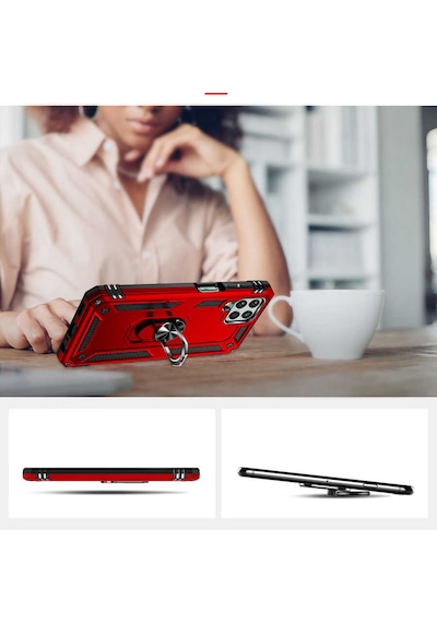 Zore Galaxy M33 Kılıf Nvth Vega Kapak - Gri