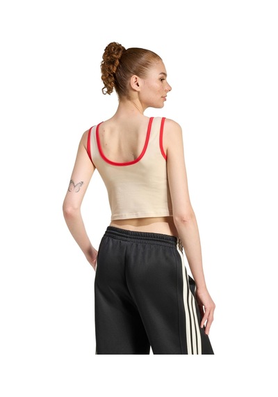 Ke9575-k Adidas W Stadıum Tank Kadın T-shirt Krem Ke9575-k Krem