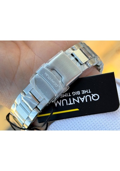 Quantum Sapphire Cam İtalyan Bileklikli 10 Atm Suya Dayanıklı 2 Yıl Garantili Erkek Kol Saati 99.350 Gümüş