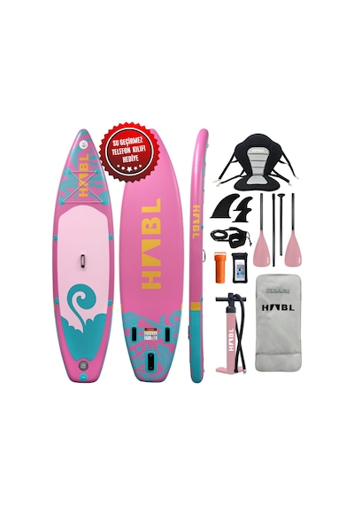 Şişme Sup Board/ Stand Up Paddle Board 81 320 15cm Full Set Pembe