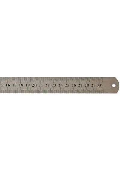 Leo Çift Taraflı Çelik Cetvel 300 X 25 MM Metal