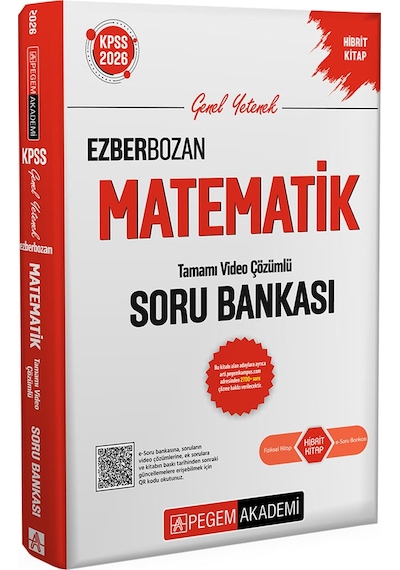 Pegem 2026 Kpss Ezberbozan Matematik Tamamı Video Çözümlü Soru Ba
