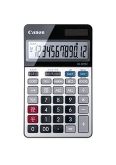 Canon Hs-20 Tsc 12 Hane Metal Kasa Masa Üstü Hesap Makinesi