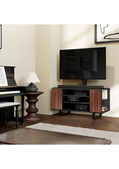 Fitueyes Tv Standı 32 70", Ayarlanabilir Yükseklik, 25 Dönebilir, 40 Kg Tv Ünitesi Siyah