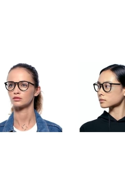 Ray-Ban Rb7046 Erika 5364 51ekt Small Kadın Mavi Işık Korumalı Ekran Gözlüğü Mat Siyah Siyah