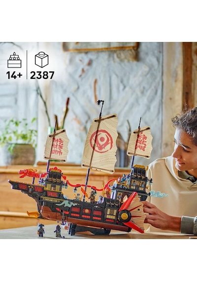 LEGO® NINJAGO® Tapınak Ödülü 71848 - 14 Yaş ve Üzeri için Cole Dahil 6 Minifigür İçeren Yaratıcı Oyuncak Yapım Seti (2387 Parça)