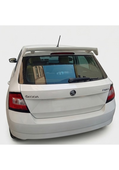 Skoda Fabia 2018-2021 Üniversal Spoiler Boyasız Plastik
