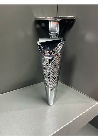 Lara Metal Ayak 20cm Krom Koltuk Dolap Komidin Şifonyer Modern Tv Ünite Modern Mobilya Puf Gümüş