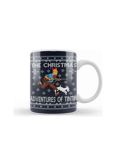 The Christmas Adventures Of Tintin Kupa Bardak Porselen Karışık