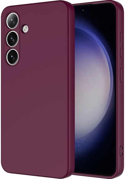 Samsung Uyumlu Galaxy A56 Kılıf Zore Mara Lansman Kapak Koyu Mor