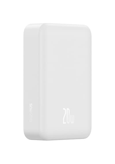 Baseus Enerfill Fm41 Mini 20.000 Mah 20w Manyetik Powerbank Beyaz Taşınabilir Enerji Çözümü