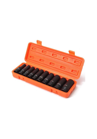 5490 1/2" Derin Havalı Lokma Anahtar Takımı 10 Parça (Metrik)