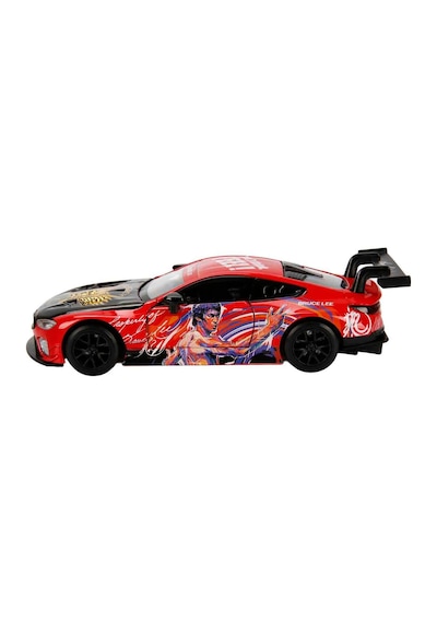 1:32 Sesli Ve Işıklı Rmz Hobby Bruce Lee Serisi Die Cast Çek Bırak Model Araba - Kırmızı Bmw M8 Gte