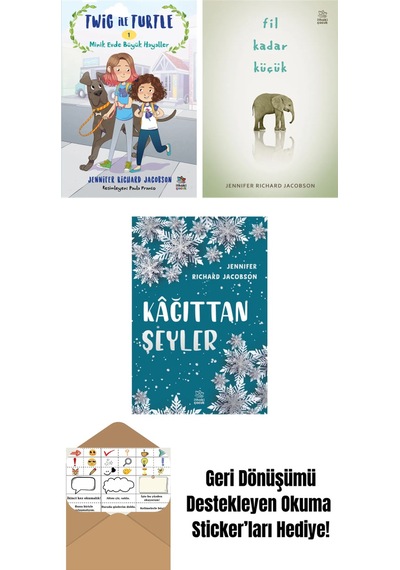 Twig İle Turtle Minik Evde Büyük Hayaller + Fil Kadar Küçük + Kağıttan Şeyler