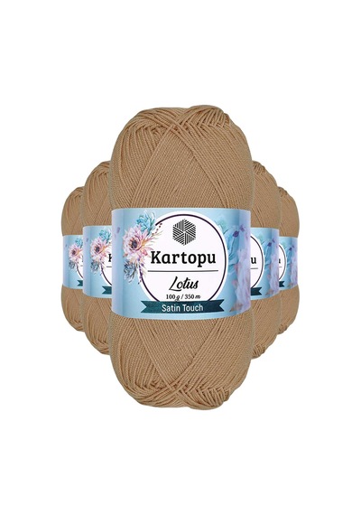 5 Adet Lotus Bikini Büstiyer Bluz Örgü İpi K837 Ten
