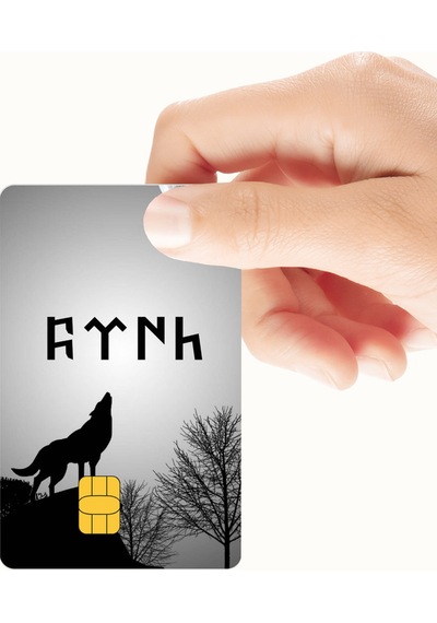 Bozkurt 4'lü Set-2 Kredi/banka Kart Kaplama Sticker Standart