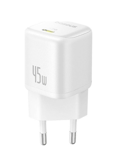 Baseus Picogo Gan 1C 45 W Hızlı Şarj Cihazı Beyaz