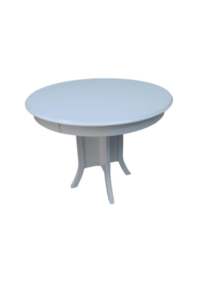 Bengimobilya Masa Baba Kutu Ayak Parlak Beyaz Model Boya 90 Cm Tabla Açılır It
