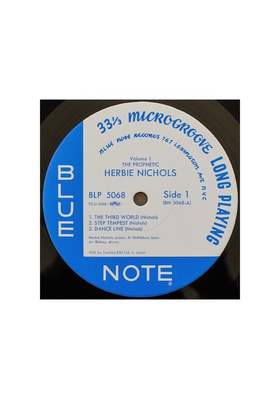 Herbie Nichols - The Prophetic Herbie Nichols Vol. 1 10'' Blue Note Plak