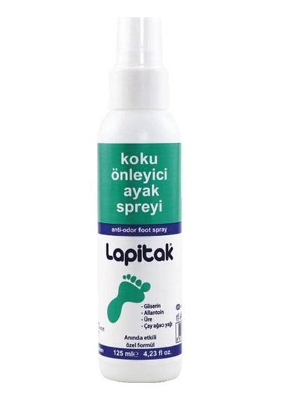 Lapitak Ayak Kokusu Önleyici Ayak Spreyi 125 Ml