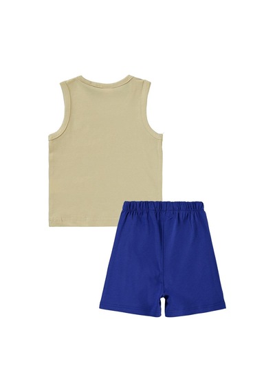 Civil Baby Beach Days Baskılı 6-18 Ay Takım - Bej
