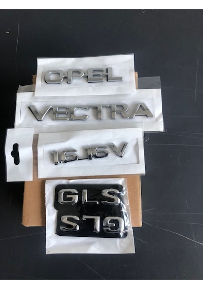 Opel Vectra 1.6 16 V Gls Yazı (2adet) I Takım--vectra B Uyumlu-1996-2001